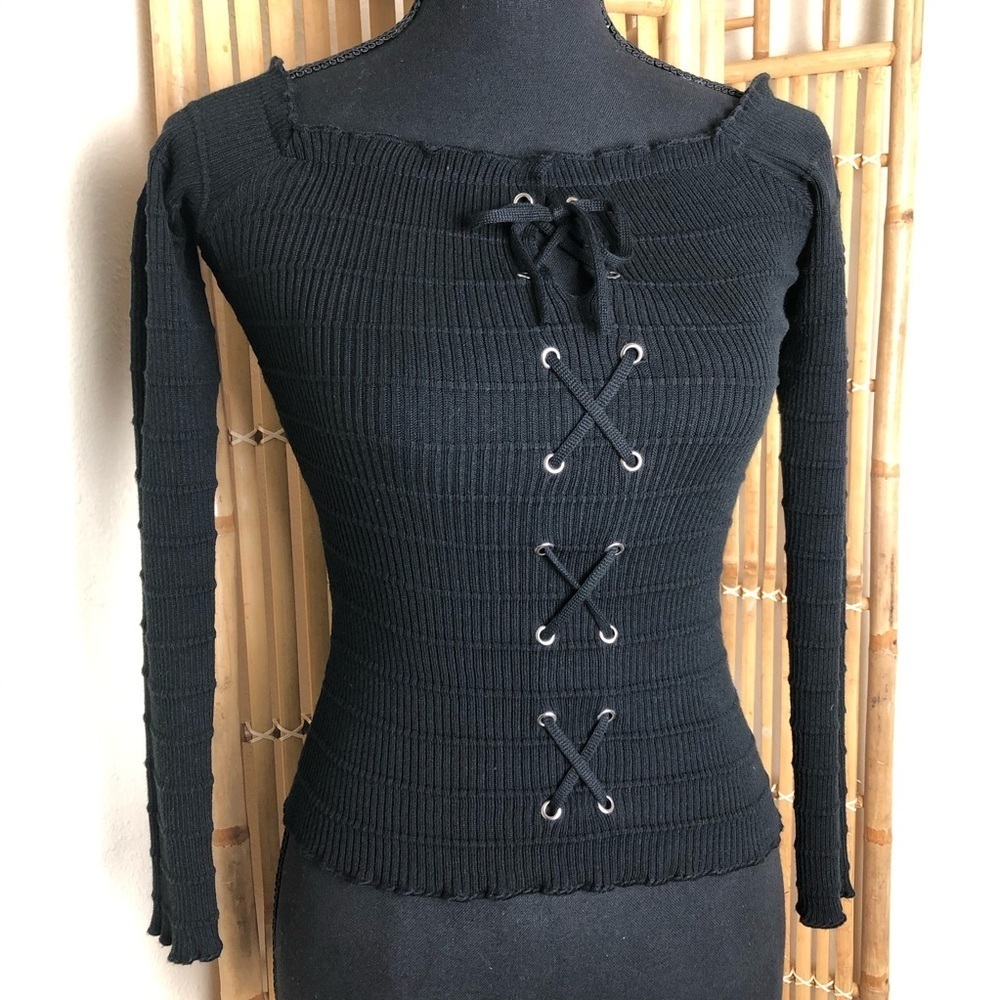 Lace up top